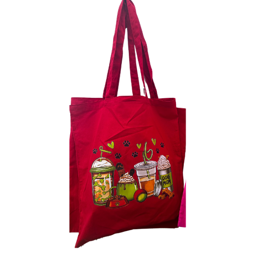 Red Puppy Tote
