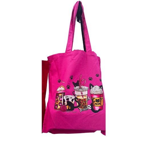 Pink Kitty Tote