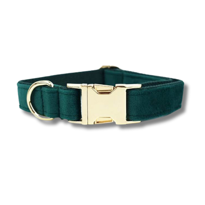 Emerald Velvet Collar