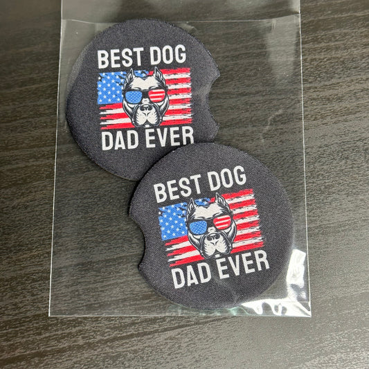 American Dog Dad Coasters