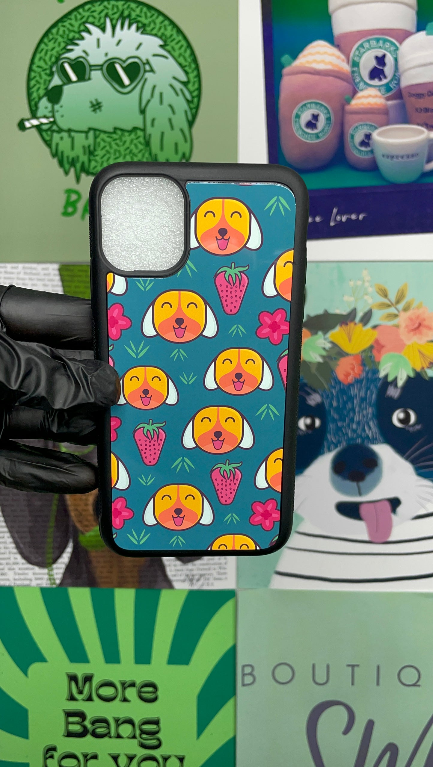 Strawberry Pup Phone Case