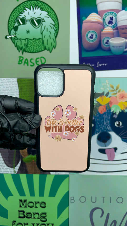 Life with Dogs Phone Case